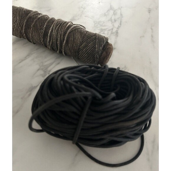 Vintage Ocean Fishing Lures Hooks Sinkers and deep sea test rope 200+ feet LOT - Picture 7 of 7